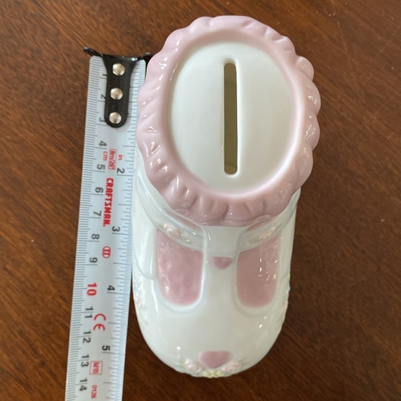 🙏💕Precious Moments “Jesus Loves Me” bootie bank vintage 1999 baby/girl/pink. - Picture 10 of 10